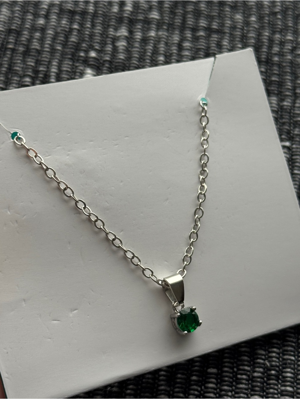 EFFY Princess Cruise Green Solitaire Pendant Necklace